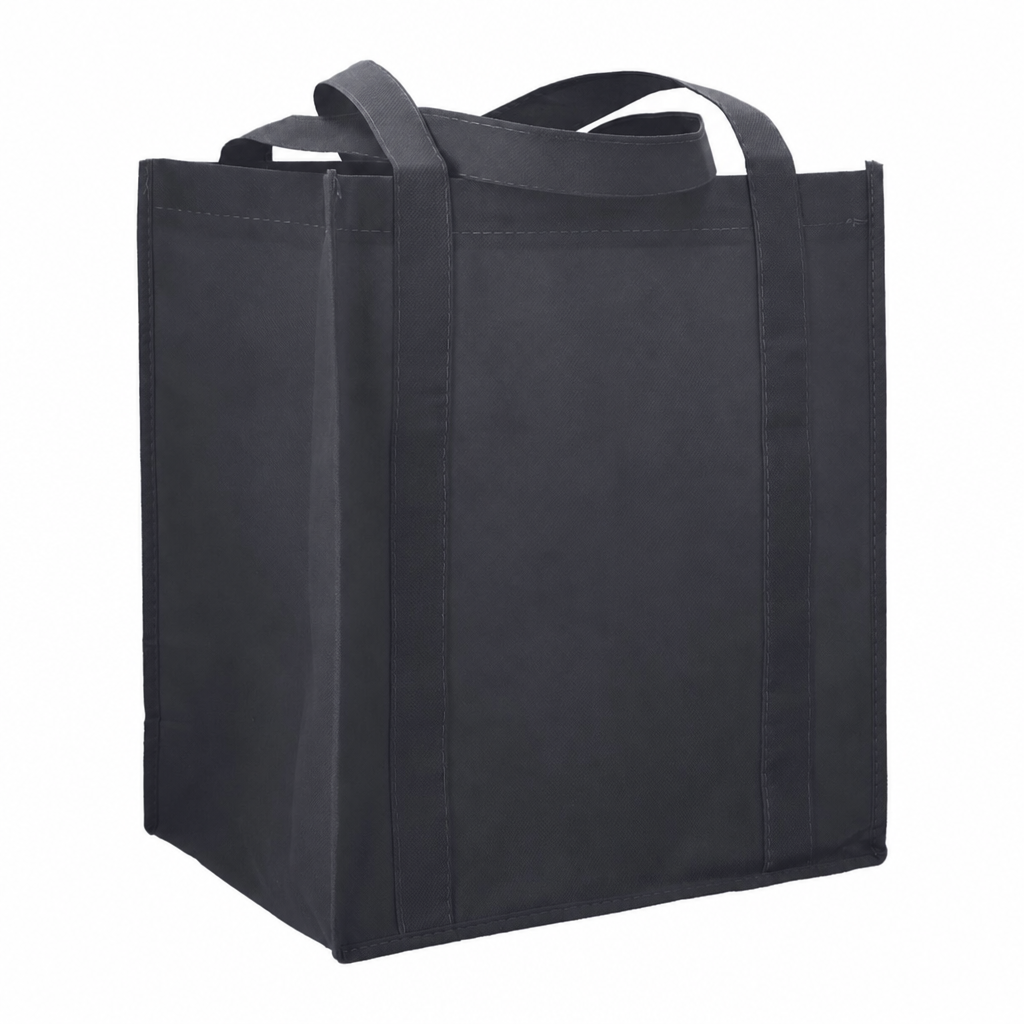 Little Juno Non-Woven Grocery Tote in Black
